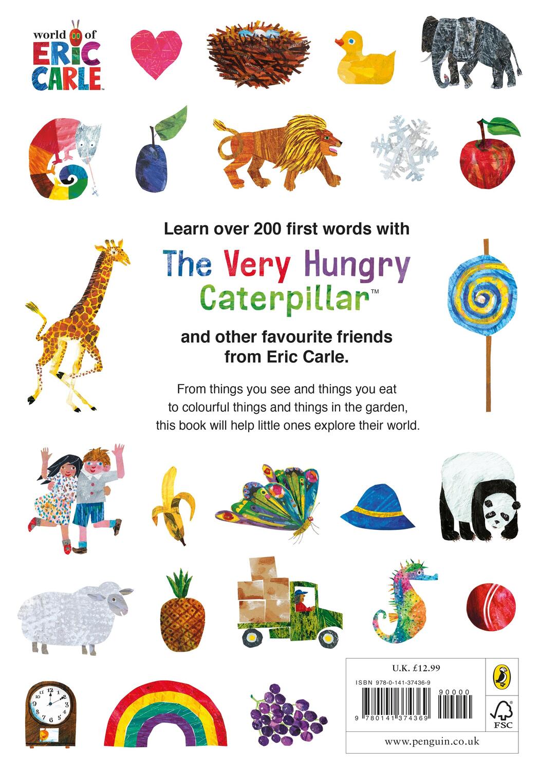 Rückseite: 9780141374369 | Eric Carle's Book of Many Things | Over 200 First Words | Eric Carle