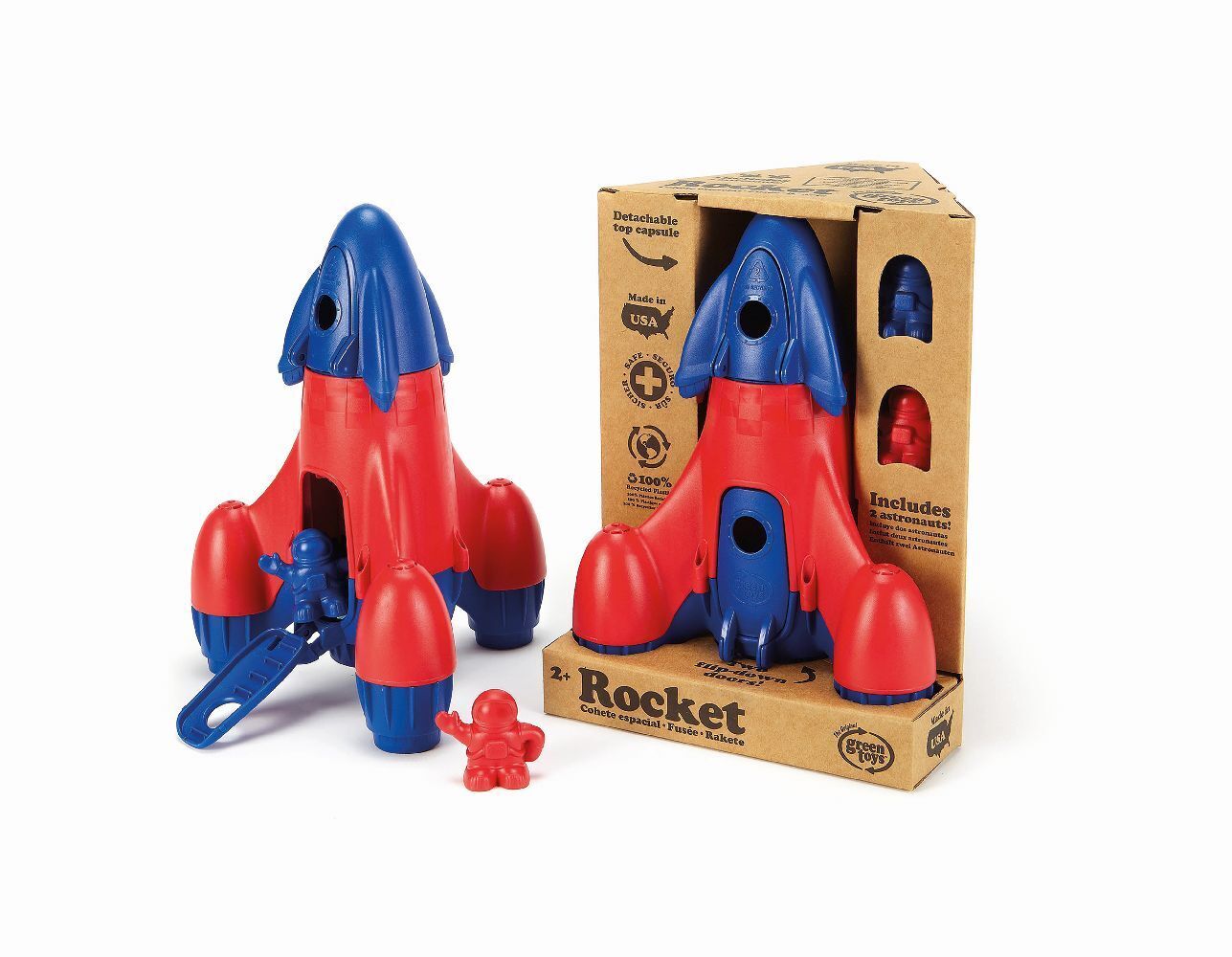 Bild: 816409010393 | GREENTOYS - Rakete blau | Stück | 2023 | GREENTOYS | EAN 0816409010393