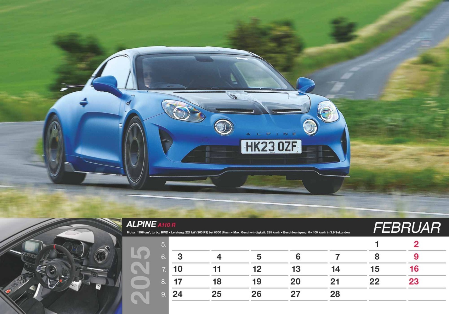 Bild: 4251732344115 | Alpha Edition - Fast Car 2025 Bildkalender, 48,5x34cm, Wandkalender...