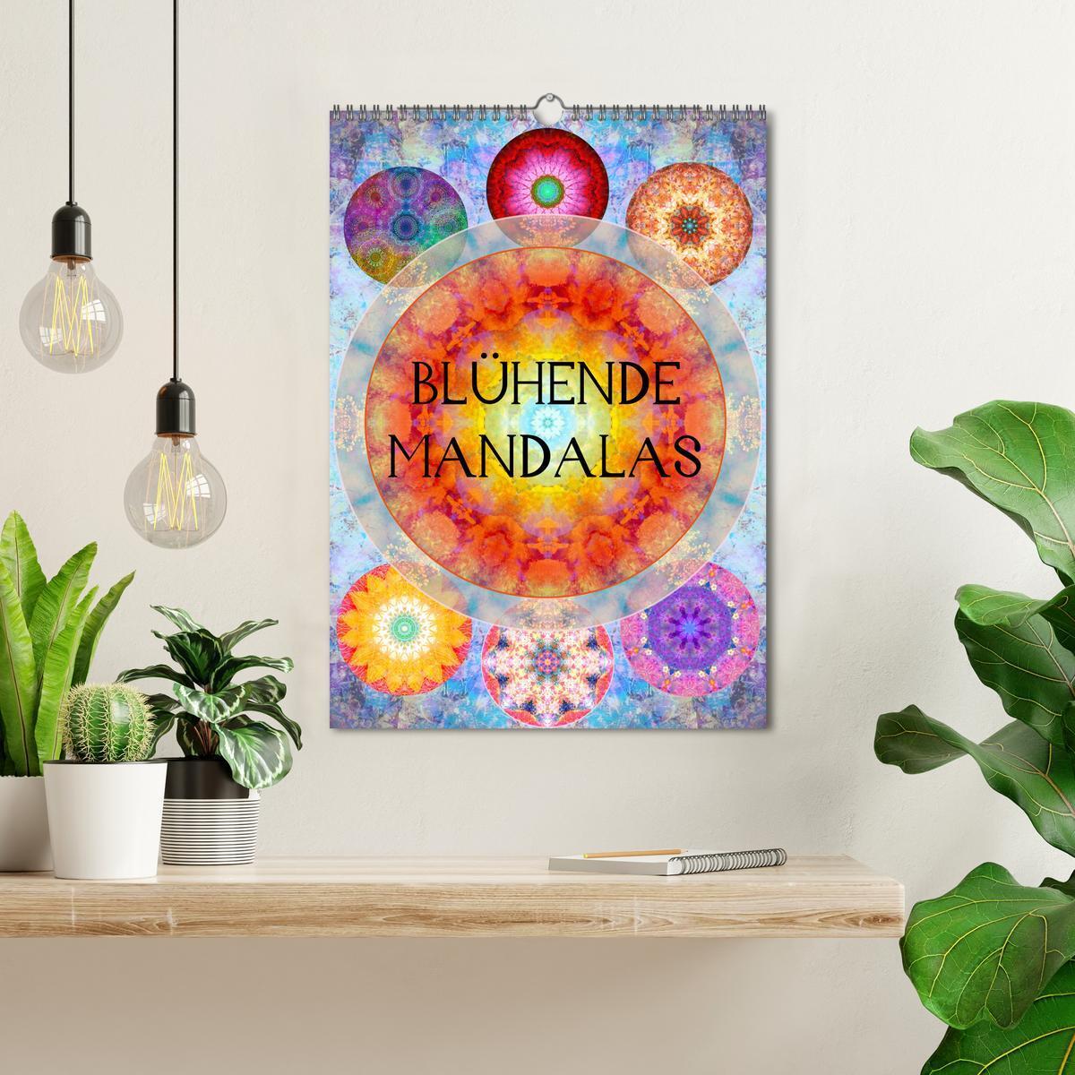 Bild: 9783457043868 | Blühende Mandalas (Wandkalender 2025 DIN A3 hoch), CALVENDO...