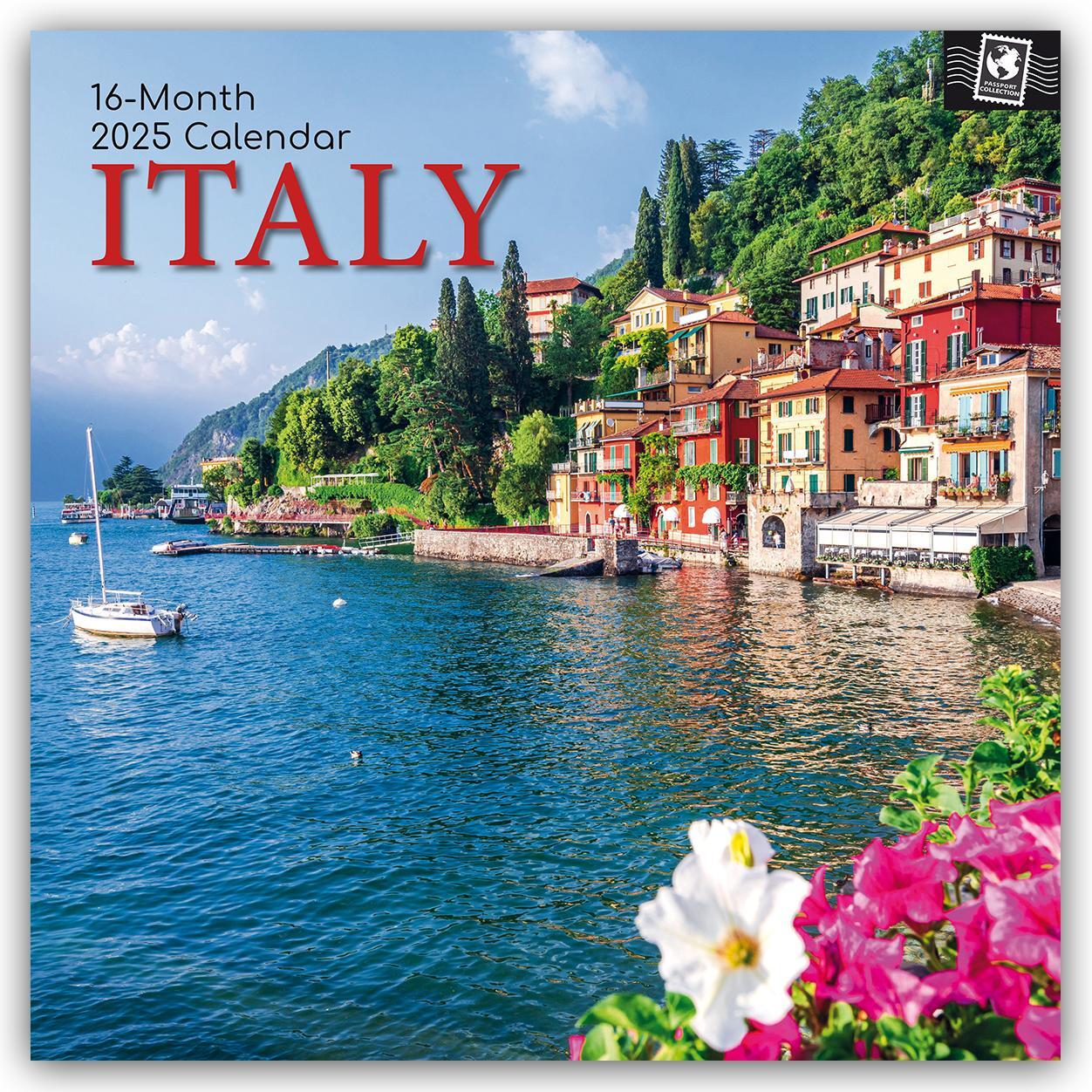 Cover: 9781835360927 | Italy - Italien 2025 - 16-Monatskalender | The Gifted | Kalender