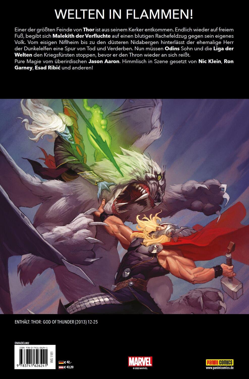 Rückseite: 9783741626241 | Thor: Gott des Donners Deluxe | Bd. 2: Die letzten Tage von Midgard