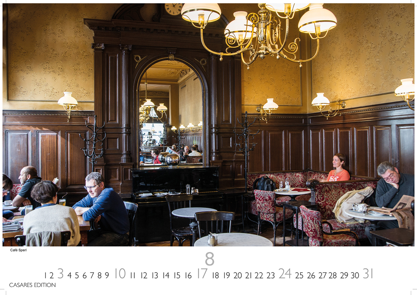 Bild: 9781835241462 | Wiener Caféhaus Kultur 2025 L 35x50cm | Kalender | 14 S. | Deutsch