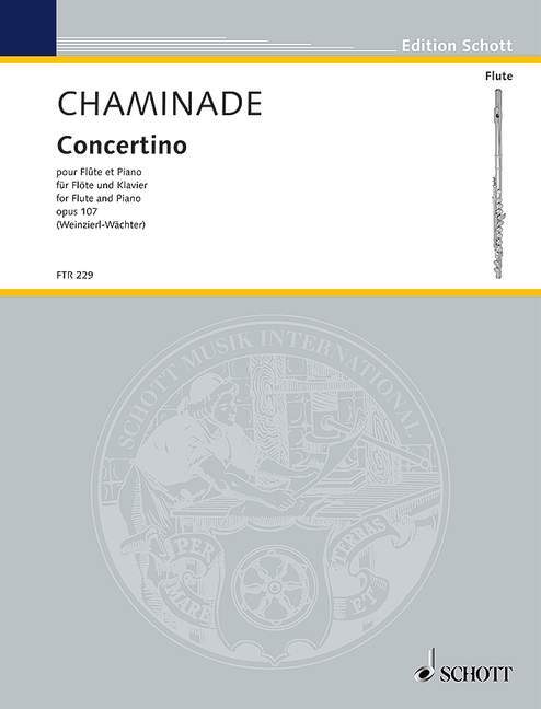 Cover: 9790001200806 | Concertino op. 107 | Cecile Louise S. Chaminade | Buch | Schott Music