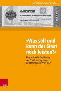 Cover: 9783525355930 | 'Was soll und kann der Staat noch leisten?' | Thomas Handschuhmacher