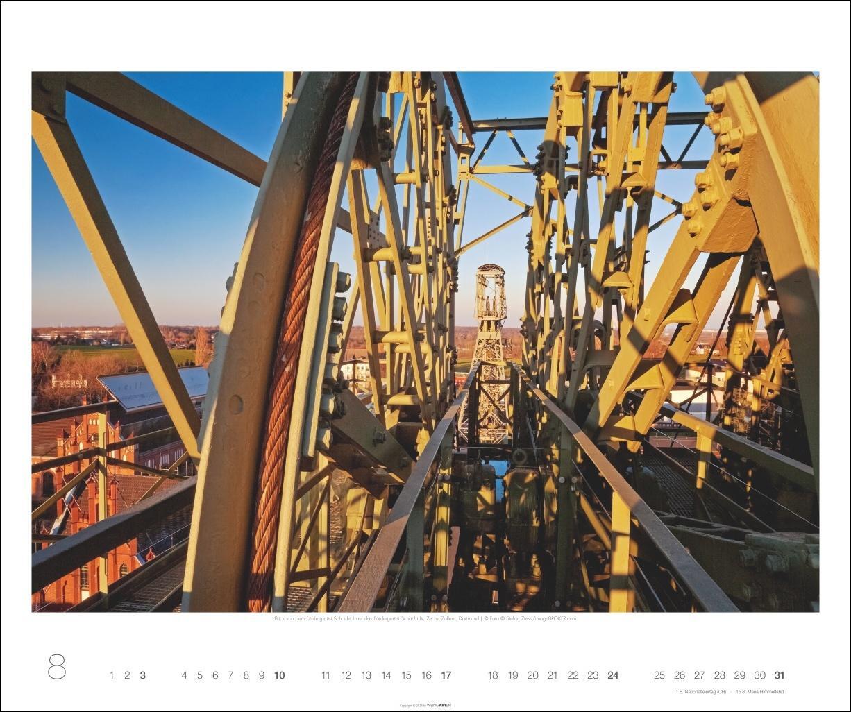 Bild: 9783839901229 | Der Ruhrpott Kalender 2025 - Industriekultur | Kalender | 14 S. | 2025