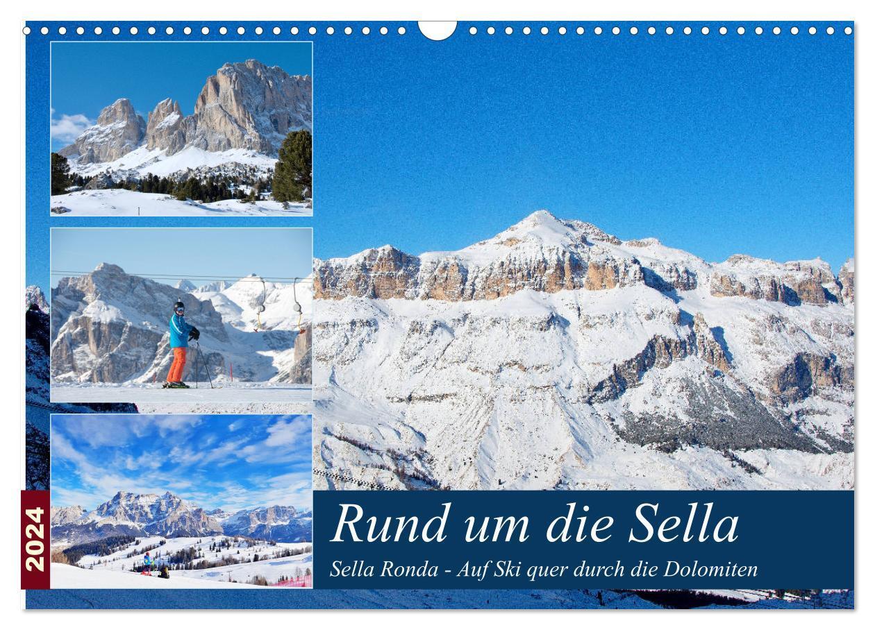 Cover: 9783383021466 | Sella Ronda (Wandkalender 2024 DIN A3 quer), CALVENDO Monatskalender