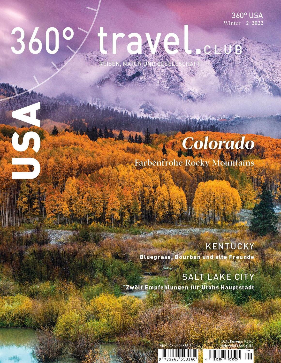 Cover: 9783968553160 | 360° USA - Ausgabe Winter 2/2022 | 360° medien | Broschüre | Deutsch