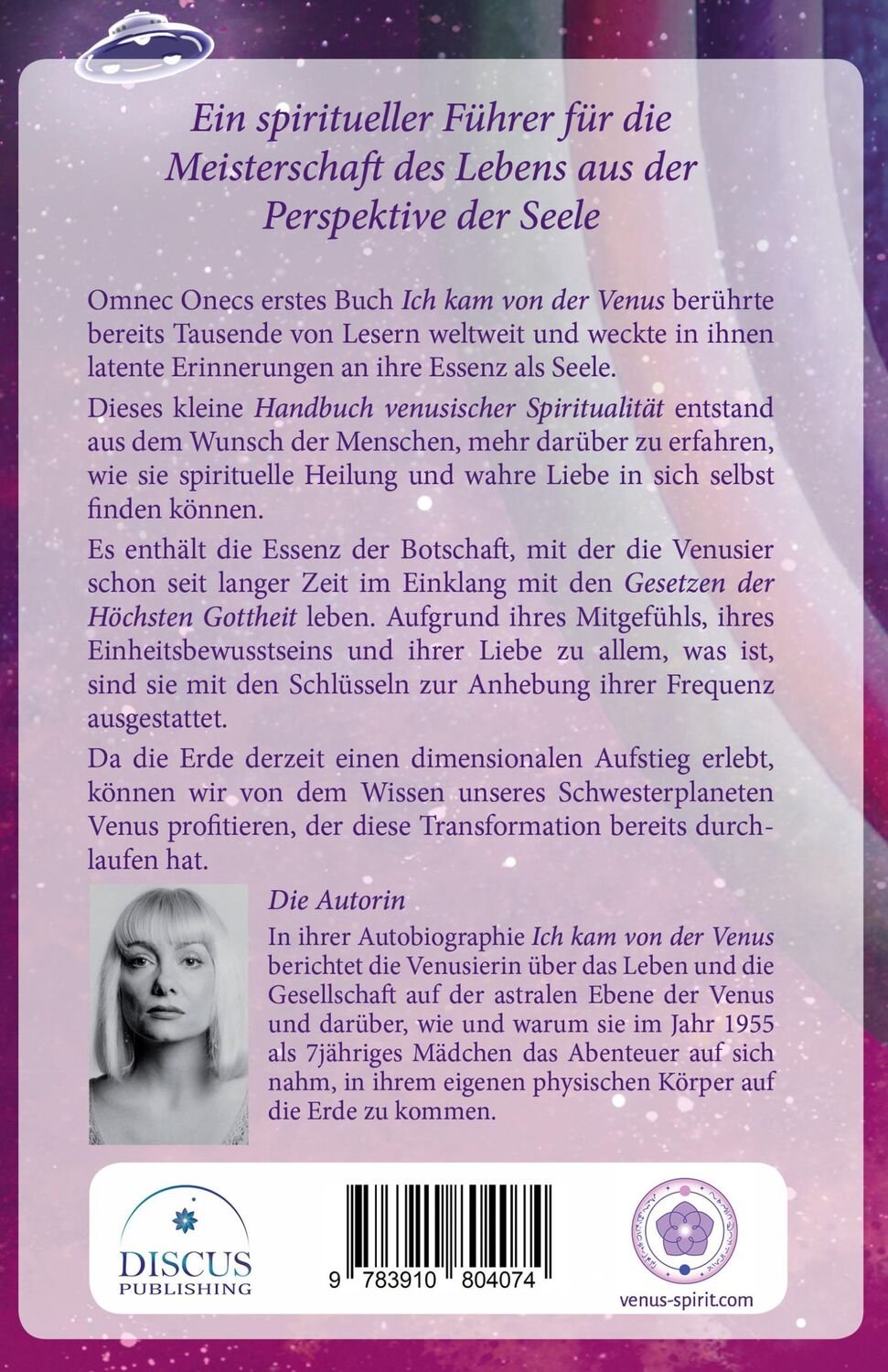 Rückseite: 9783910804074 | Handbuch venusischer Spiritualität | Omnec Onec | Taschenbuch | 2025