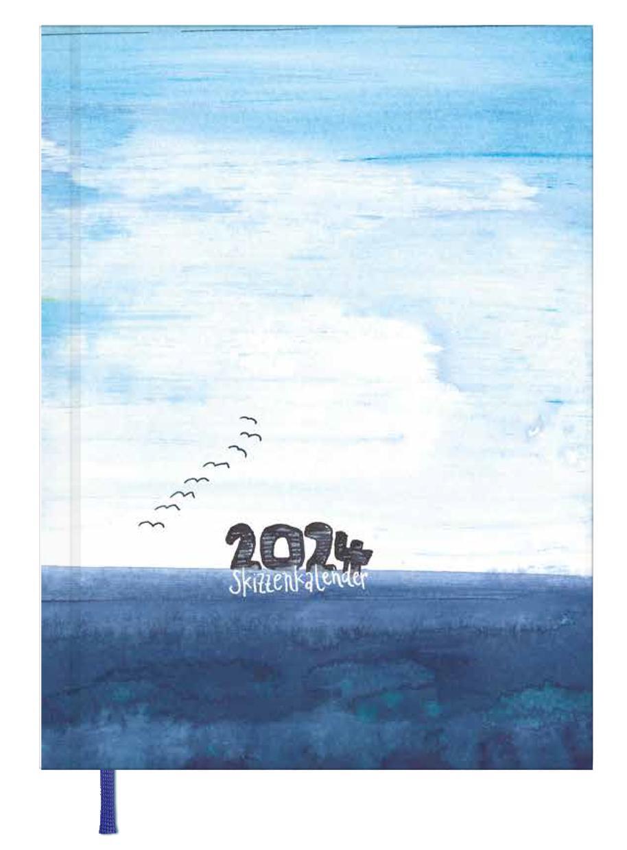 Cover: 9783948904487 | Skizzenkalender 2024 | Kalender für kreative Planer | Annette Köhn