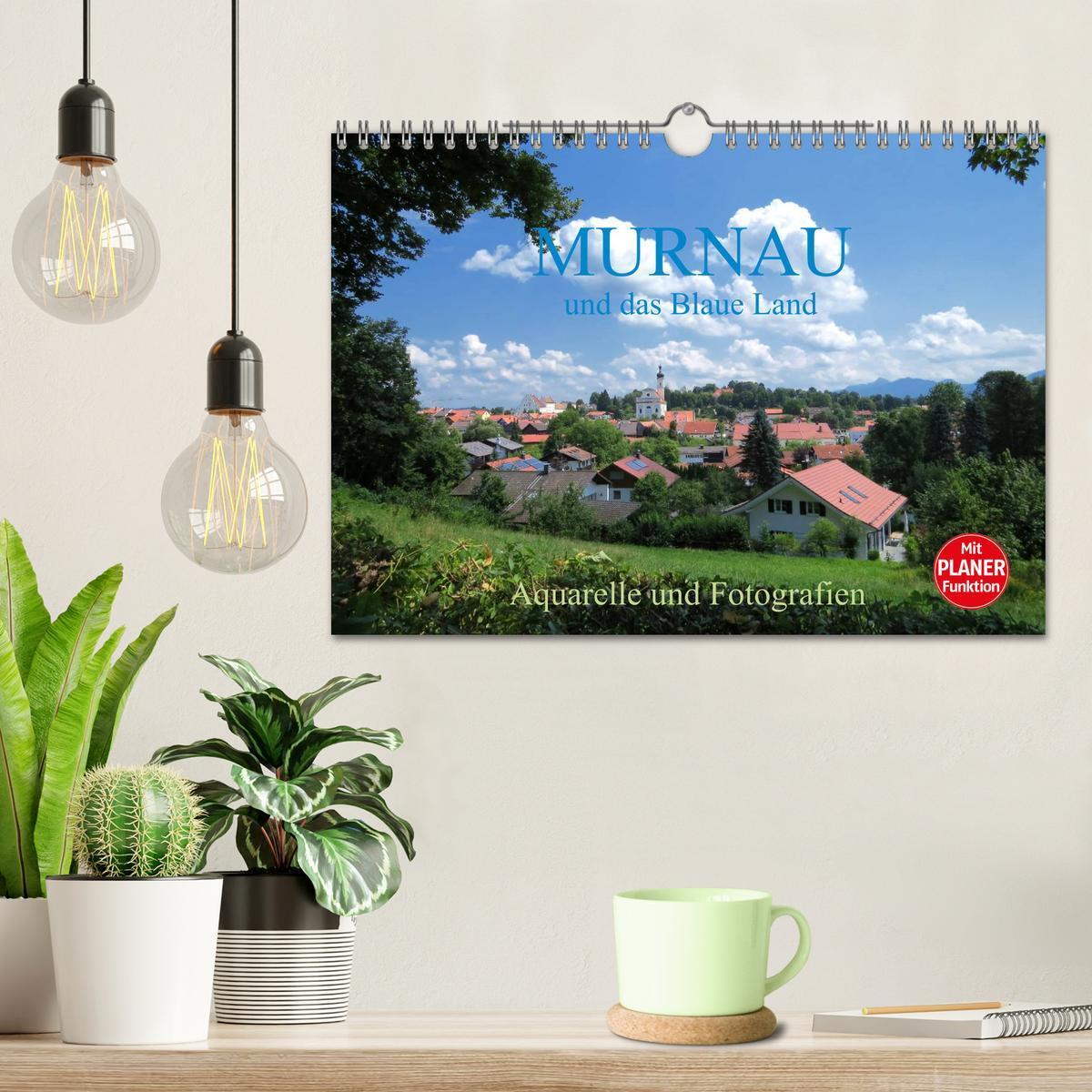 Bild: 9783435523122 | Murnau und das Blaue Land - Aquarelle und Fotografien (Wandkalender...