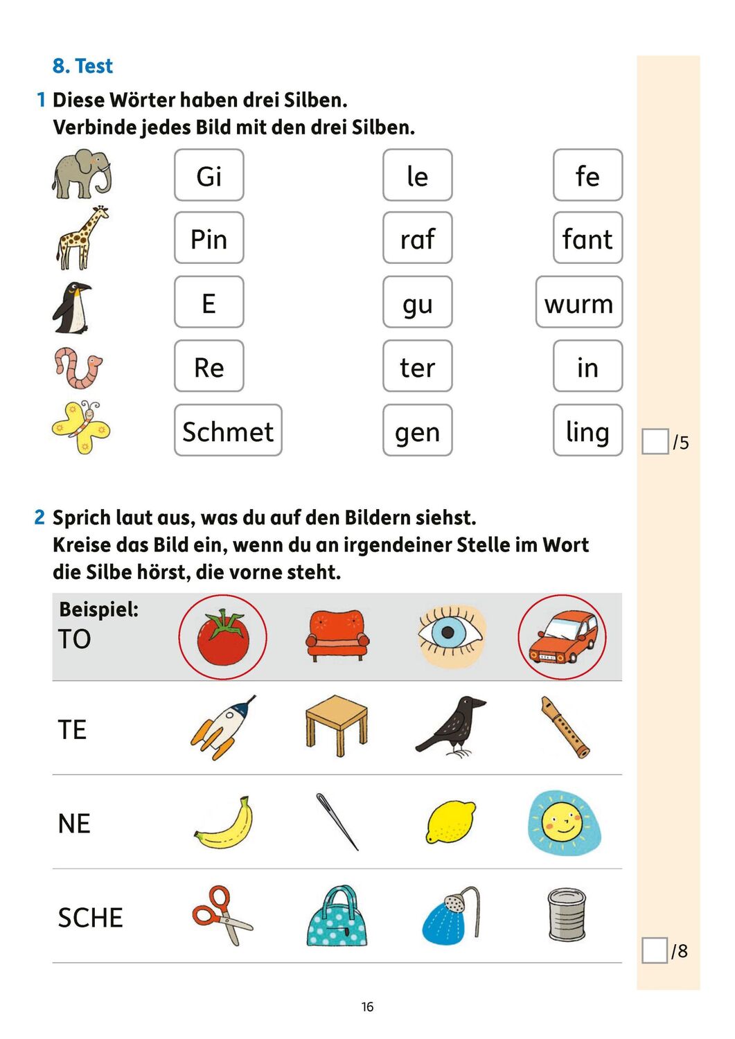 Bild: 9783881002912 | Übungsheft mit Lesetests in Deutsch 1. Klasse | Helena Heiß | 80 S.