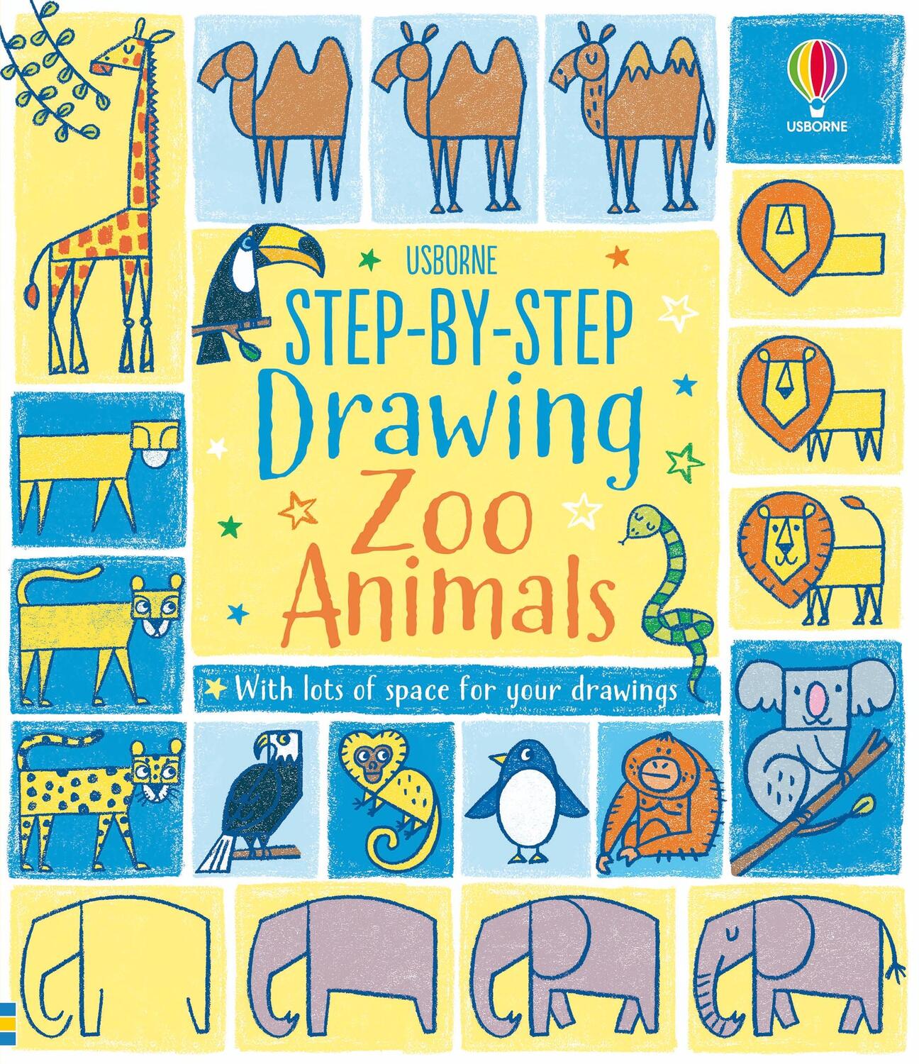 Cover: 9781474989787 | Step-by-step Drawing Zoo Animals | Fiona Watt | Taschenbuch | Englisch