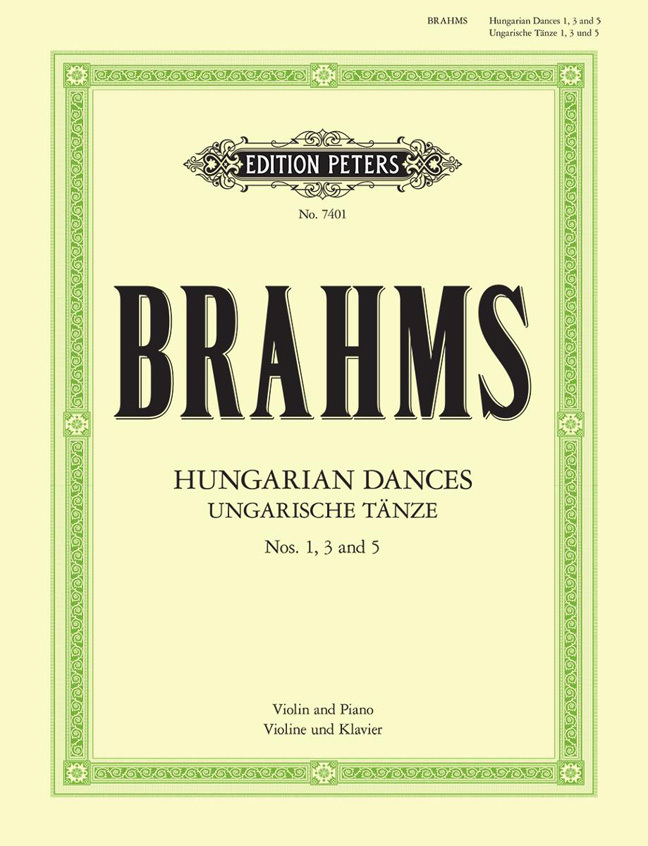 Cover: 9790577083858 | Hungarian Dances Nos. 1, 3 And 5 | Johannes Brahms | Buch