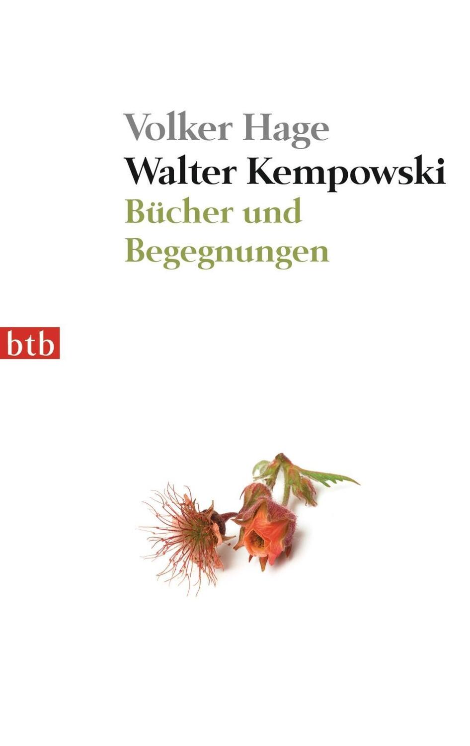 Cover: 9783442742288 | Walter Kempowski | Bücher und Begegnungen | Volker Hage | Taschenbuch