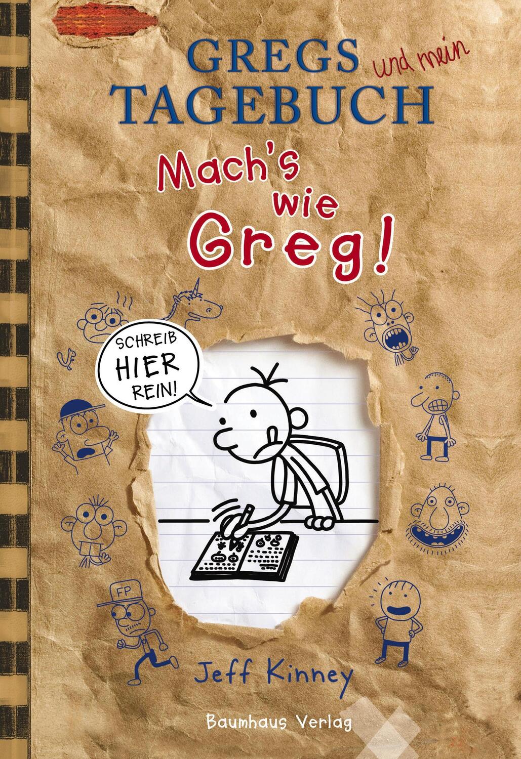 Cover: 9783833900761 | Gregs Tagebuch - Mach's wie Greg! | Schreib hier rein! | Jeff Kinney
