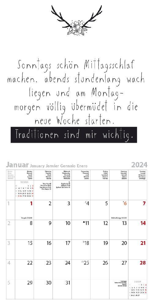 Bild: 9783731869320 | Visual Words 2024 | Korsch Verlag | Kalender | Englisch Broschur