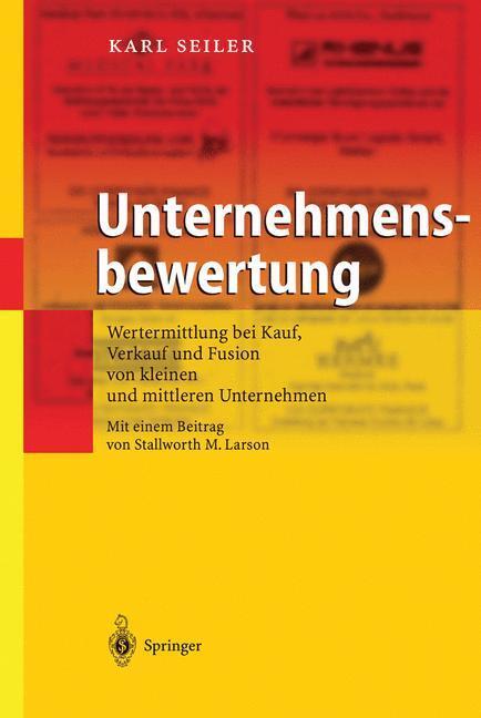 Cover: 9783540407195 | Unternehmensbewertung | Karl Seiler | Buch | XI | Deutsch | 2004