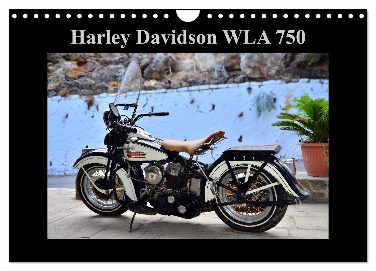 Cover: 9783435646777 | Harley Davidson WLA 750 (Wandkalender 2025 DIN A4 quer), CALVENDO...