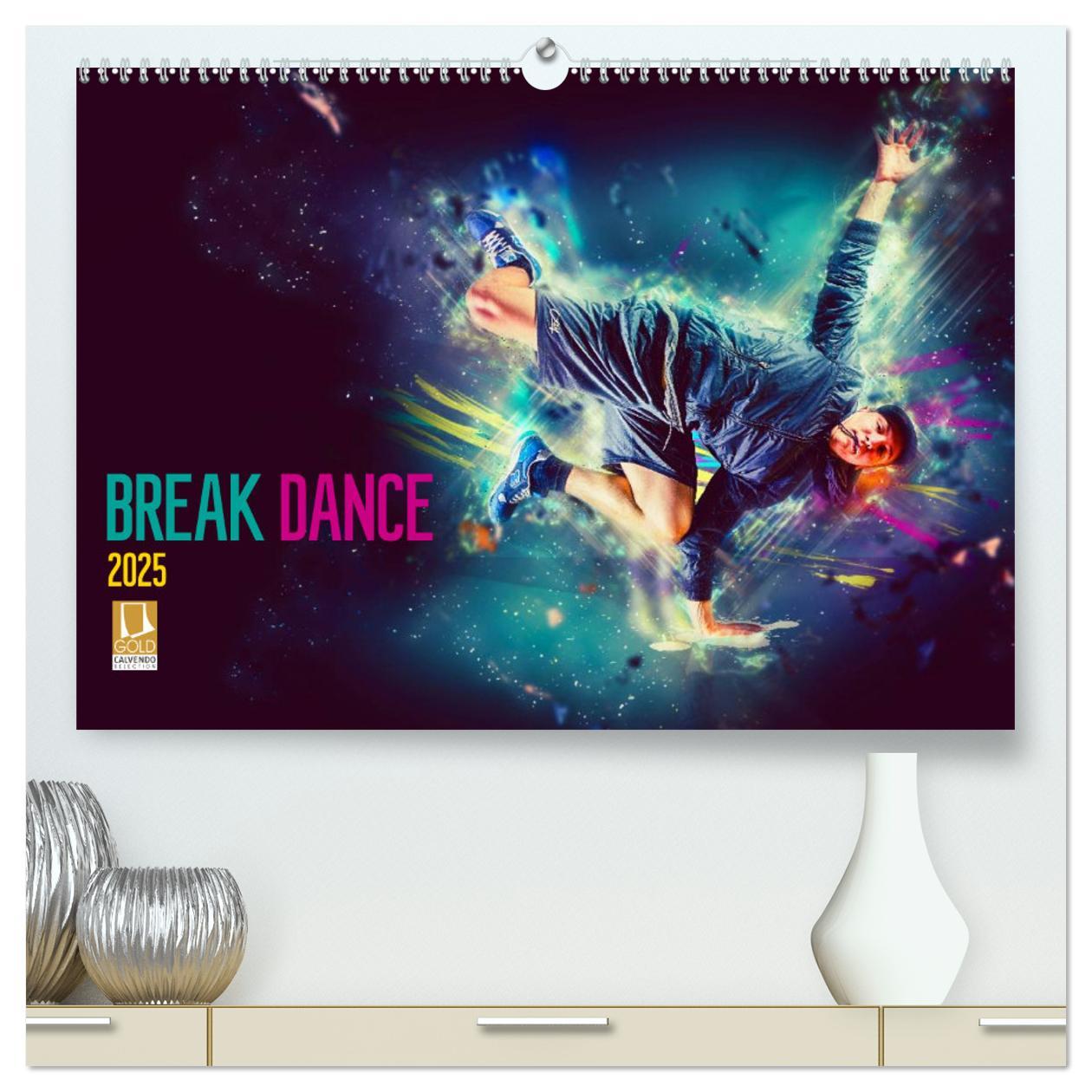 Cover: 9783435597901 | Break Dance (hochwertiger Premium Wandkalender 2025 DIN A2 quer),...