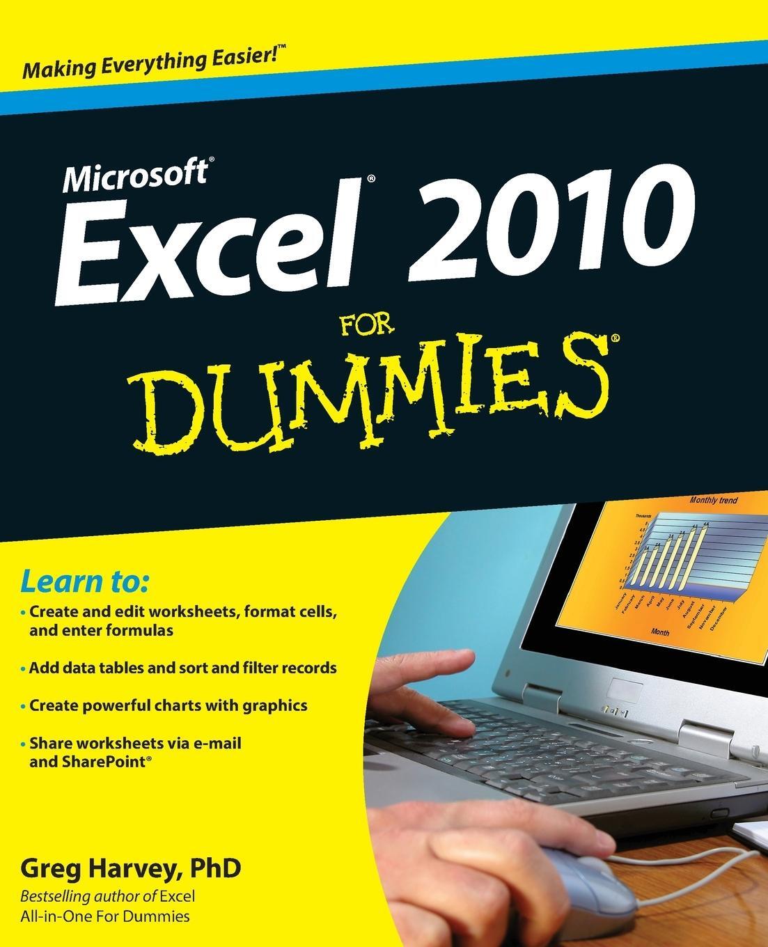 Cover: 9780470489536 | Excel 2010 For Dummies | Greg Harvey | Taschenbuch | 416 S. | Englisch