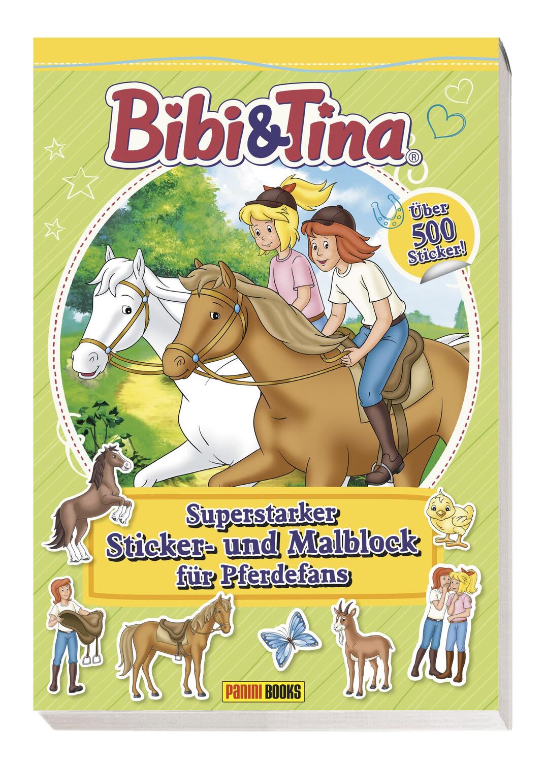 Cover: 9783833244292 | Bibi &amp; Tina: Superstarker Sticker- und Malblock für Pferdefans | Buch
