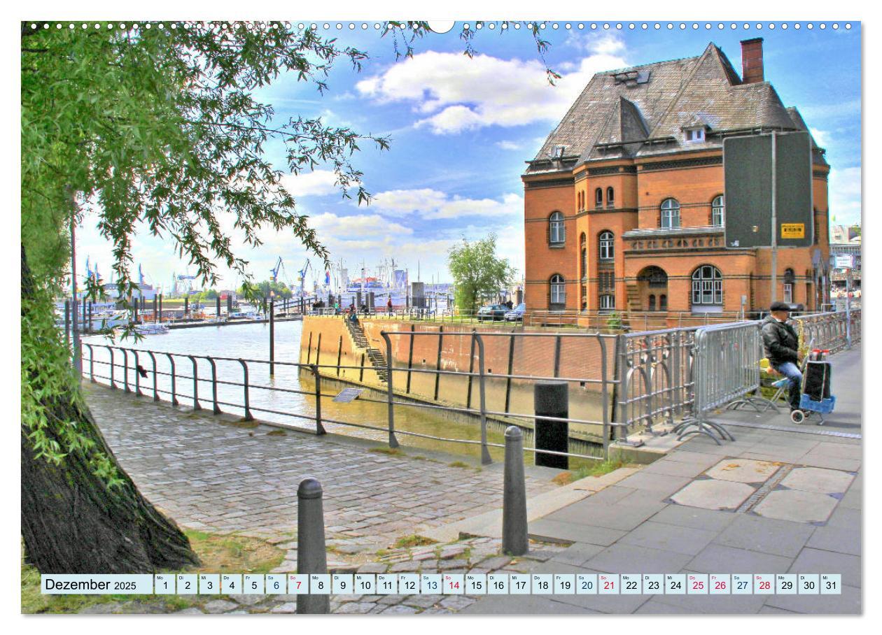 Bild: 9783435303236 | Hamburg - Ein Tag in der Speicherstadt (Wandkalender 2025 DIN A2...