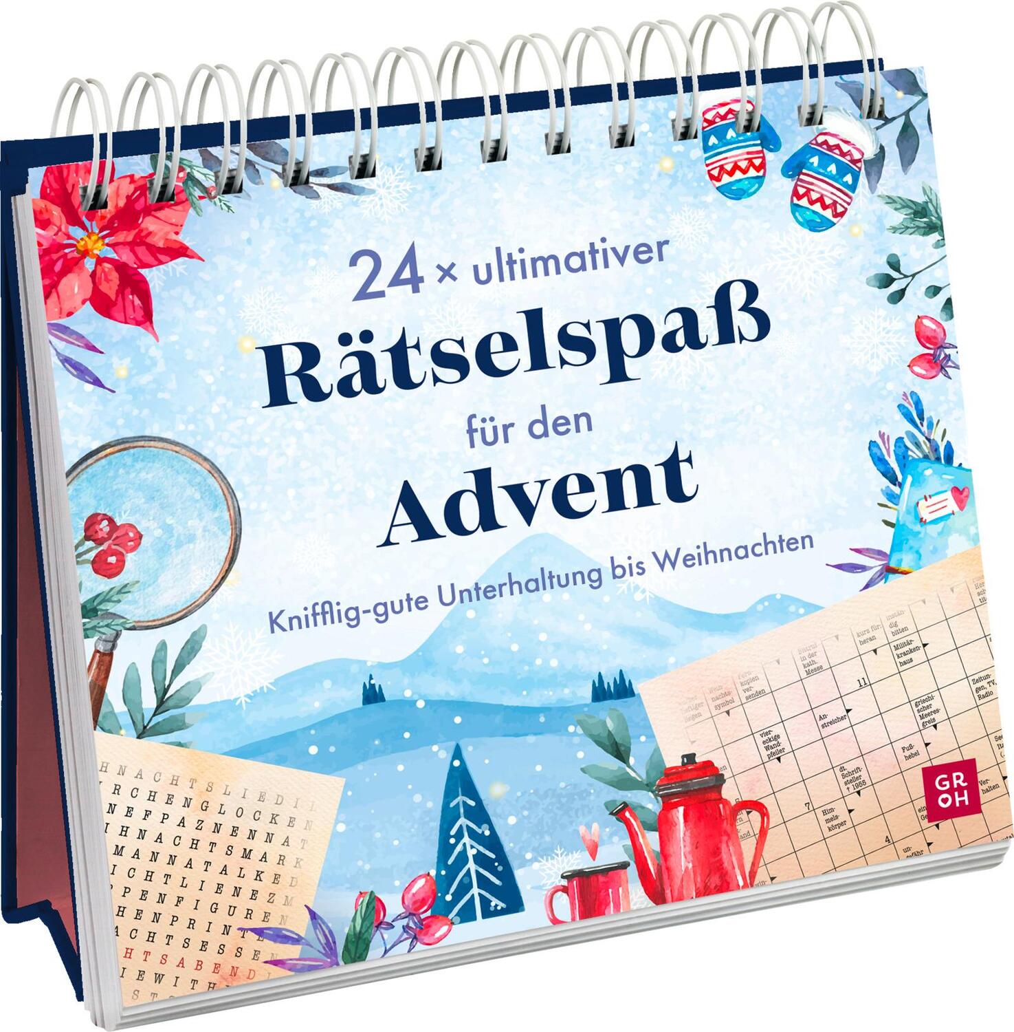 Cover: 9783848502653 | 24 x ultimativer Rätselspaß für den Advent | Stefan Heine | Kalender