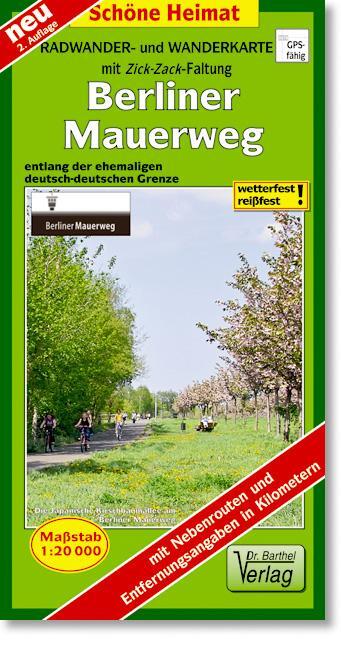 Cover: 9783895911712 | Berliner Mauerweg 1 : 20 000. Radwander- und Wanderkarte | Deutsch