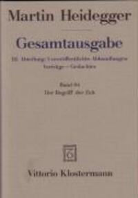 Cover: 9783465033585 | Gesamtausgabe Bd. 64. Der Begriff der Zeit | Martin Heidegger | Buch