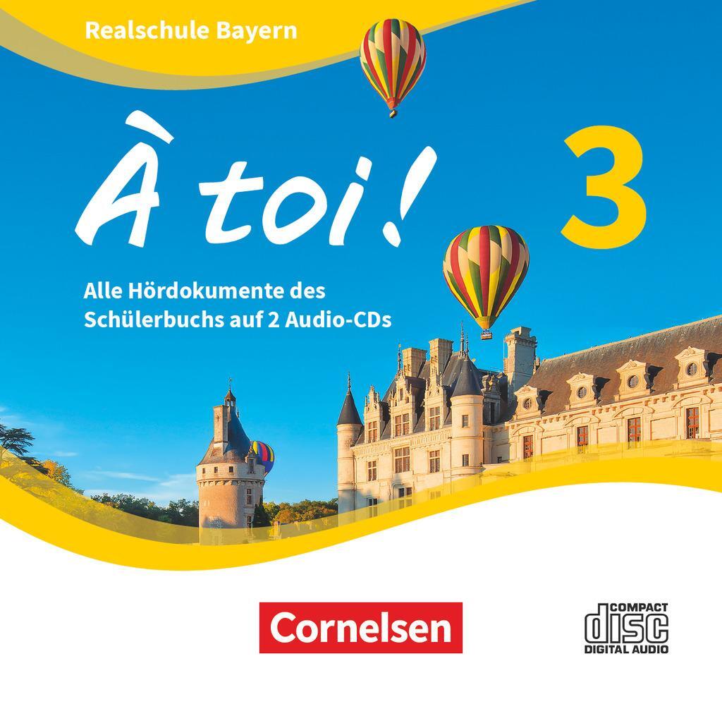 Cover: 9783061222284 | À toi ! Band 3 - Bayern - Audio-CDs | Audio-CDs | Audio-CD | Deutsch
