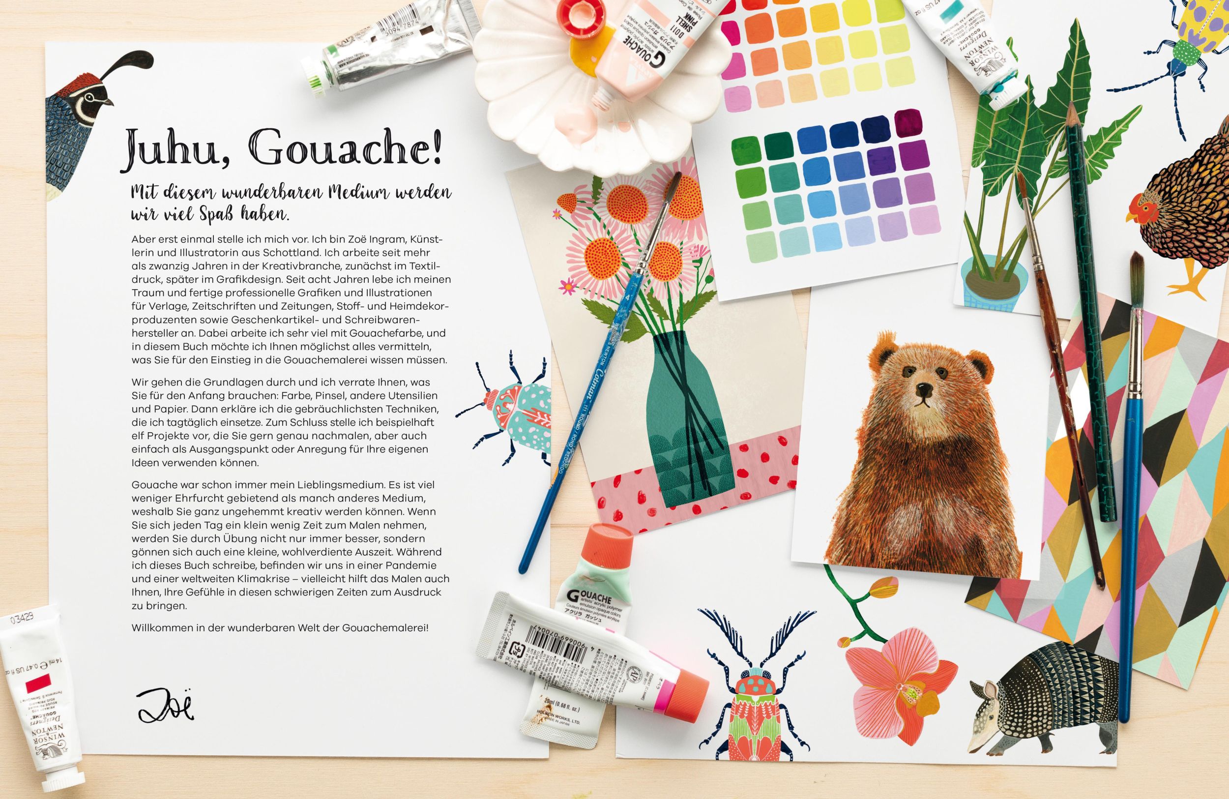 Bild: 9783830714545 | Oh My Gouache! | Zoë Ingram | Taschenbuch | 128 S. | Deutsch | 2021