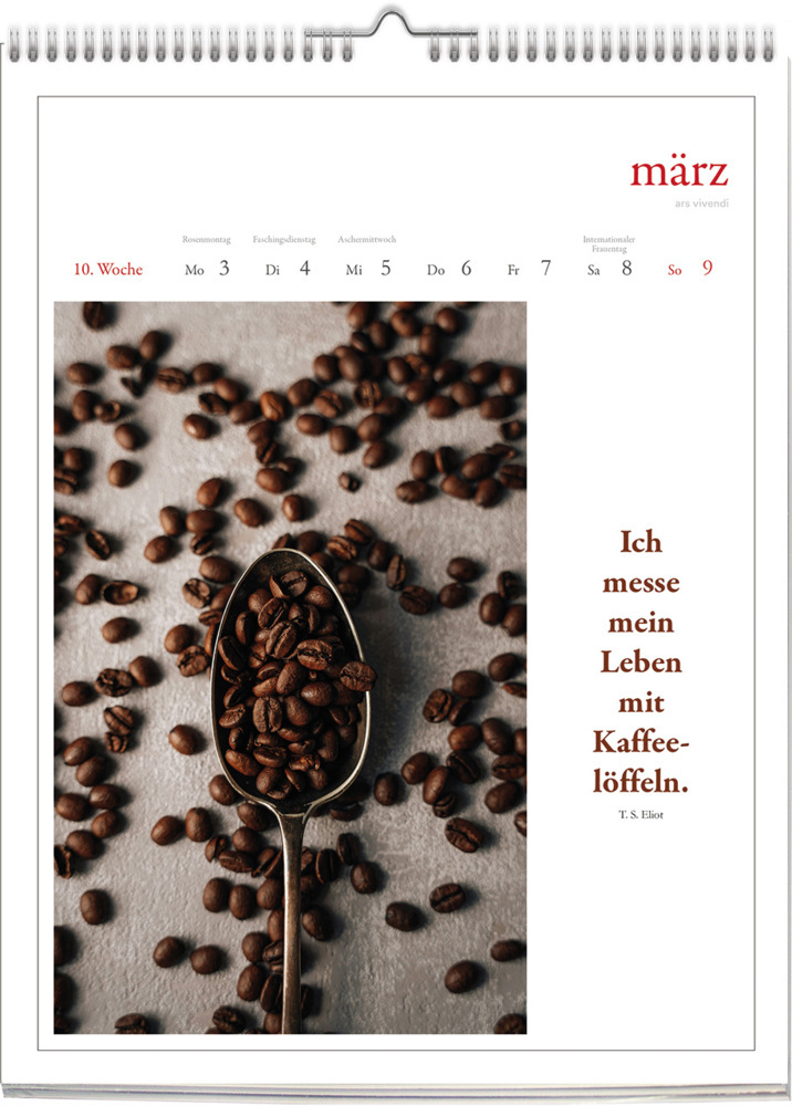 Bild: 9783747205679 | Literarischer Café - Kalender 2025 | Wochenkalender | Kalender | 53 S.