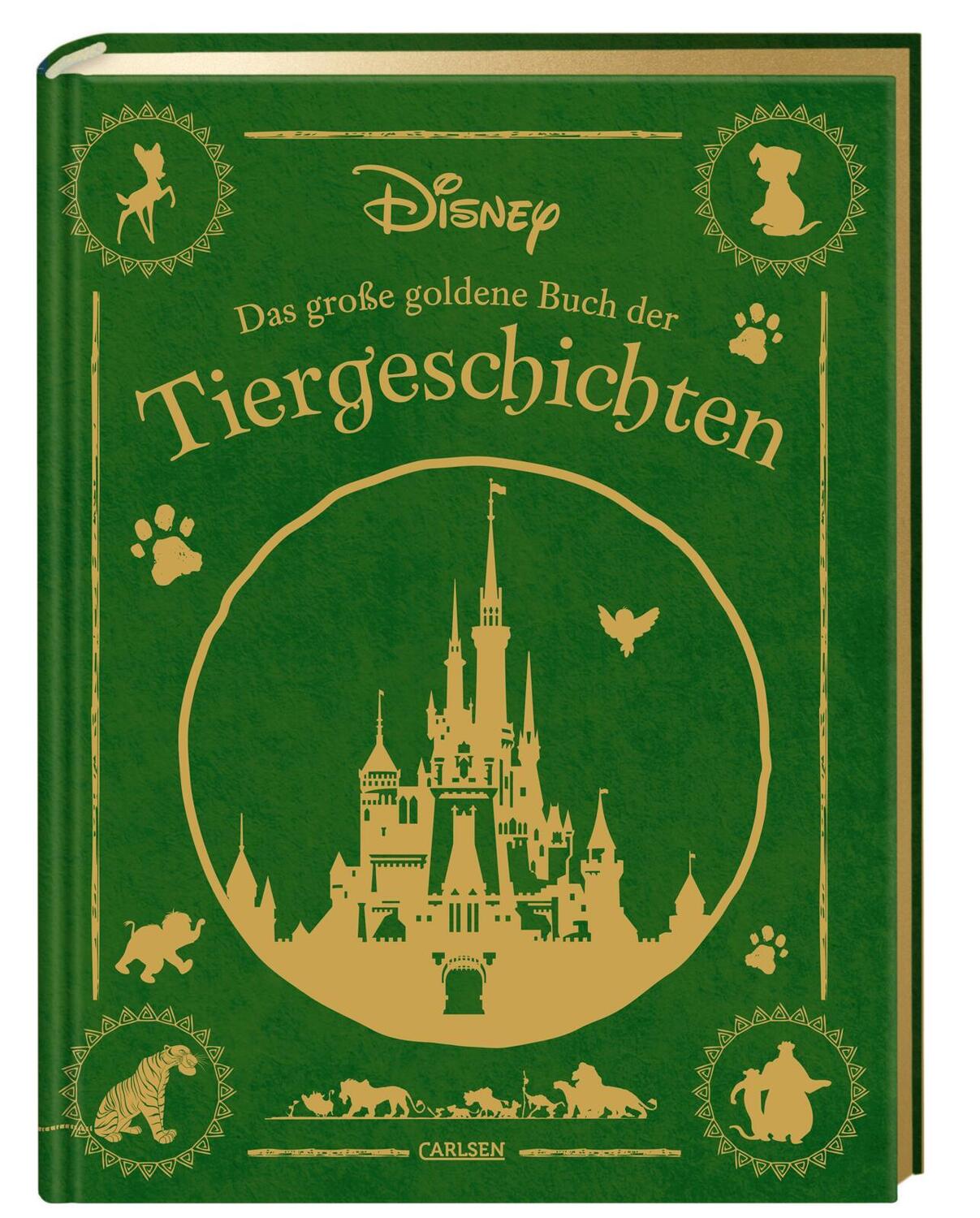 Cover: 9783551280695 | Disney: Das große goldene Buch der Tiergeschichten | Walt Disney