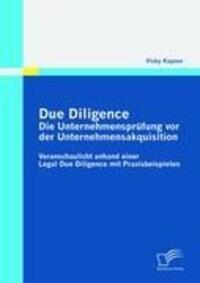 Cover: 9783836696784 | Due Diligence - Die Unternehmensprüfung vor der...