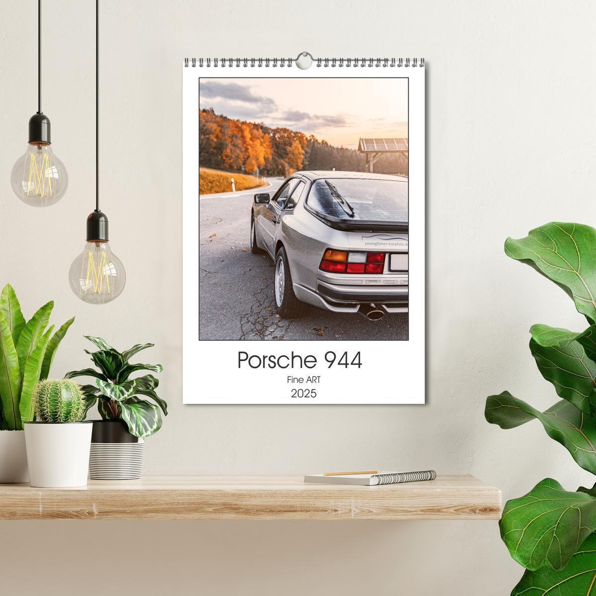 Bild: 9783435921966 | Porsche 944 - Fine Art (Wandkalender 2025 DIN A3 hoch), CALVENDO...