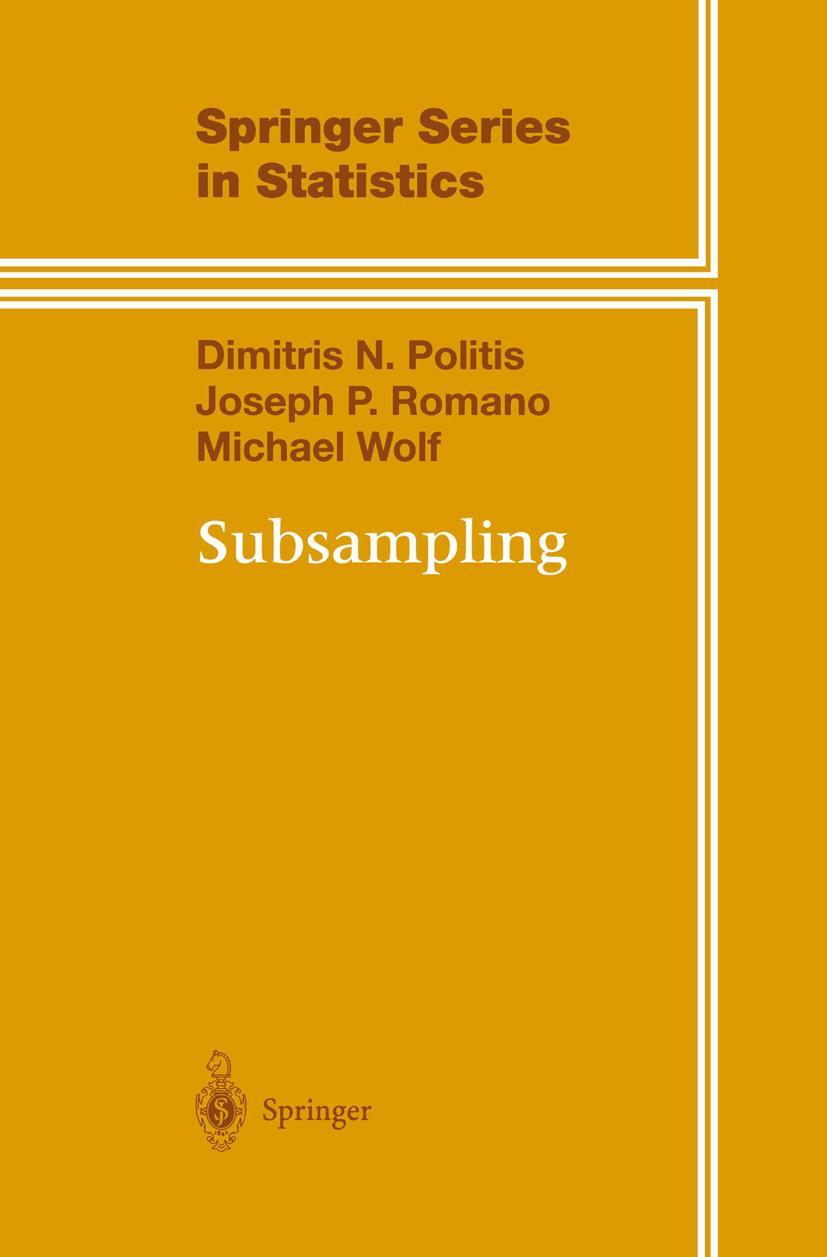 Cover: 9781461271901 | Subsampling | Dimitris N. Politis (u. a.) | Taschenbuch | xv | 2012