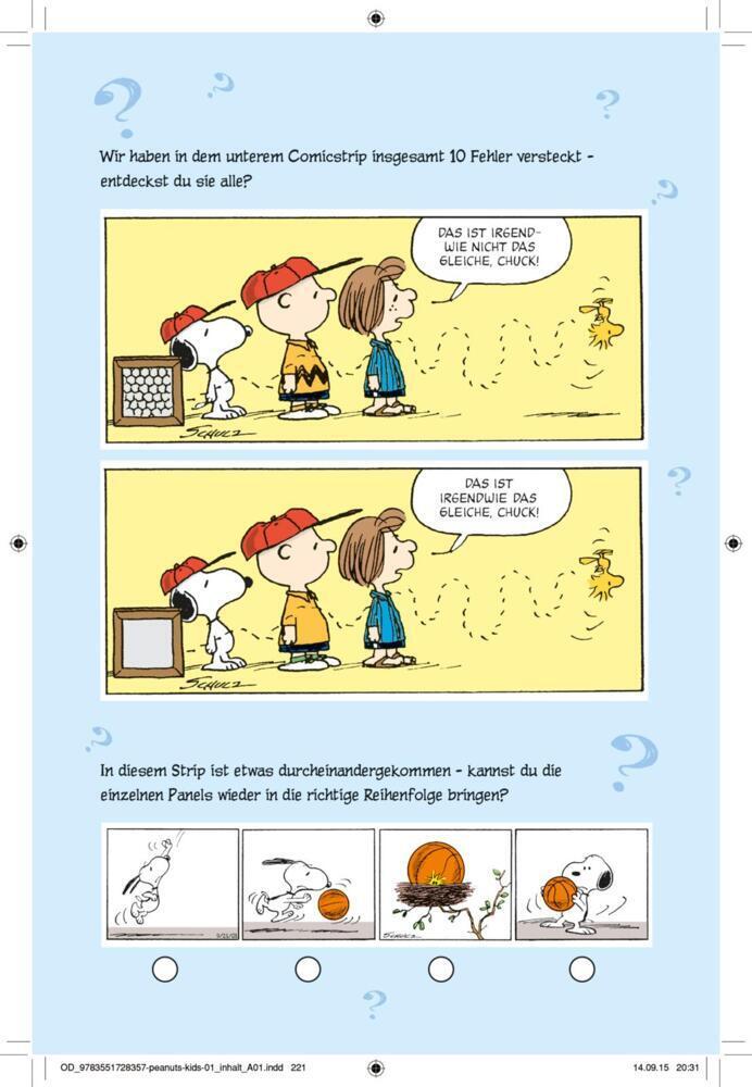 Bild: 9783551728357 | Peanuts für Kids, Snoopy - So cool! | Charles M. Schulz | Buch | 2015