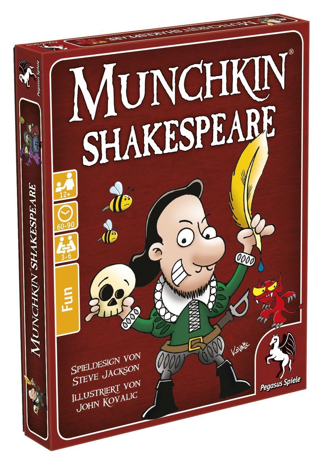 Cover: 4250231714443 | Munchkin Shakespeare | Spiel | Deutsch | 2017 | Pegasus