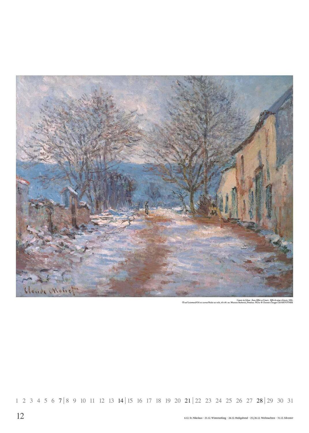 Bild: 4250809653303 | Claude Monet 2025 - Kunst-Kalender - Poster-Kalender - 50x70 | 28 S.