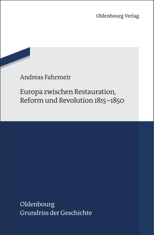 Cover: 9783486709391 | Europa zwischen Restauration, Reform und Revolution 1815-1850 | Buch