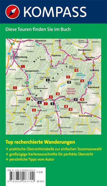 Rückseite: 9783850263702 | Mittlerer Schwarzwald, Kinzigtal | Peter Freier | Taschenbuch | 2012