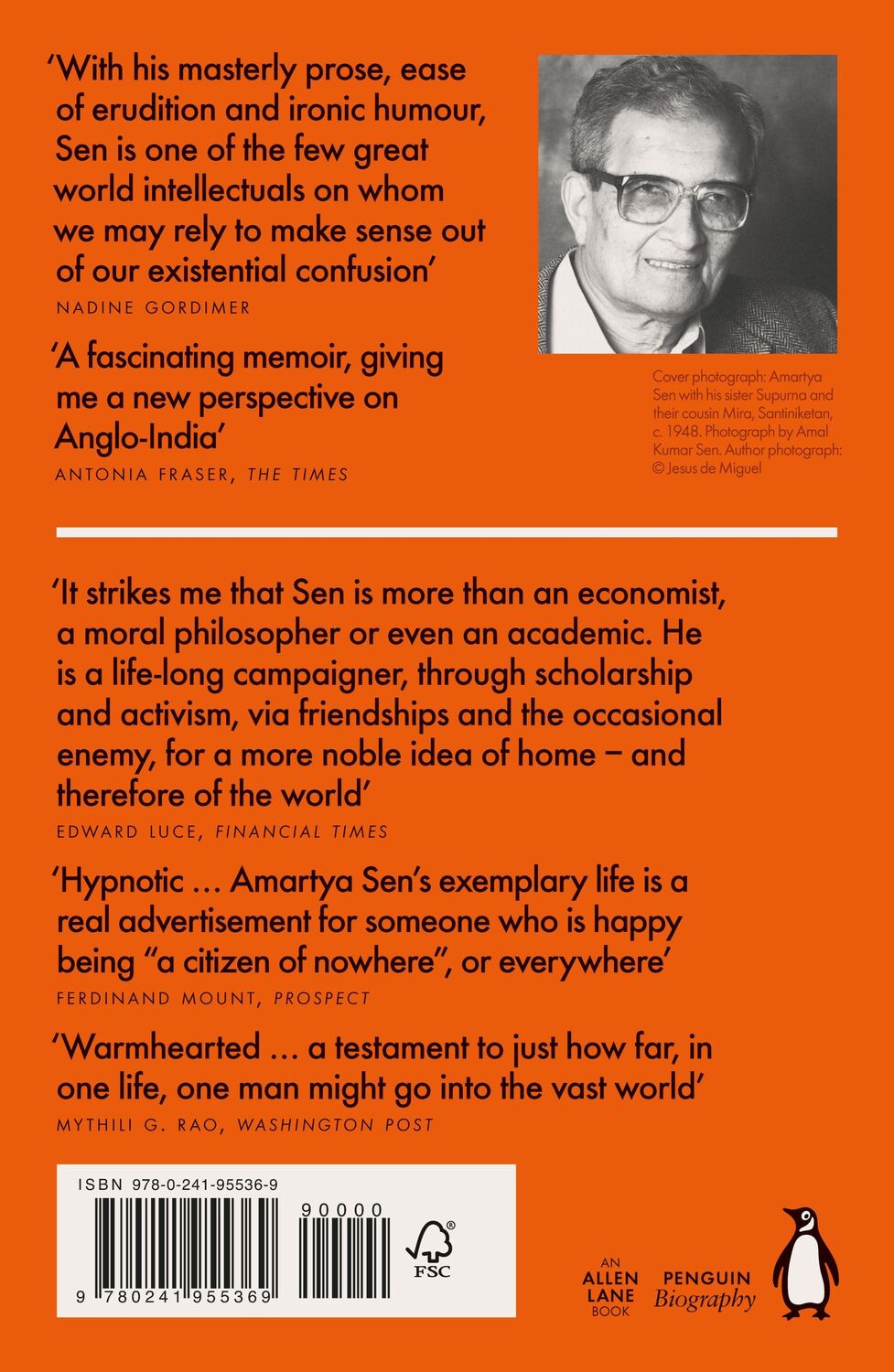 Rückseite: 9780241955369 | Home in the World | A Memoir | Amartya Sen | Taschenbuch | XVI | 2022