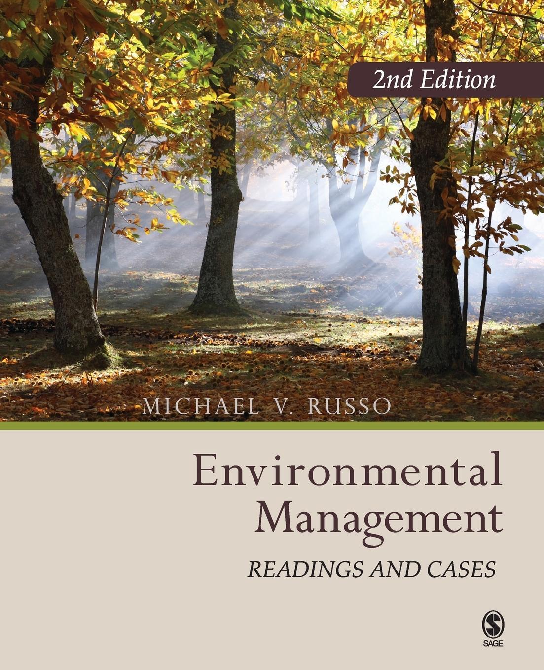 Cover: 9781412958493 | Environmental Management | Readings and Cases | Michael V. Russo