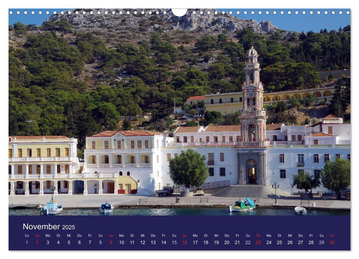 Bild: 9783435668441 | Rhodos mit Lindos und Symi (Wandkalender 2025 DIN A3 quer),...