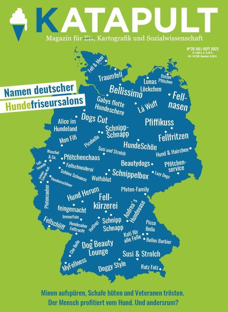 Cover: 9783948923501 | KATAPULT Magazin Ausgabe 26 | Namen deutscher Hundefriseursalons