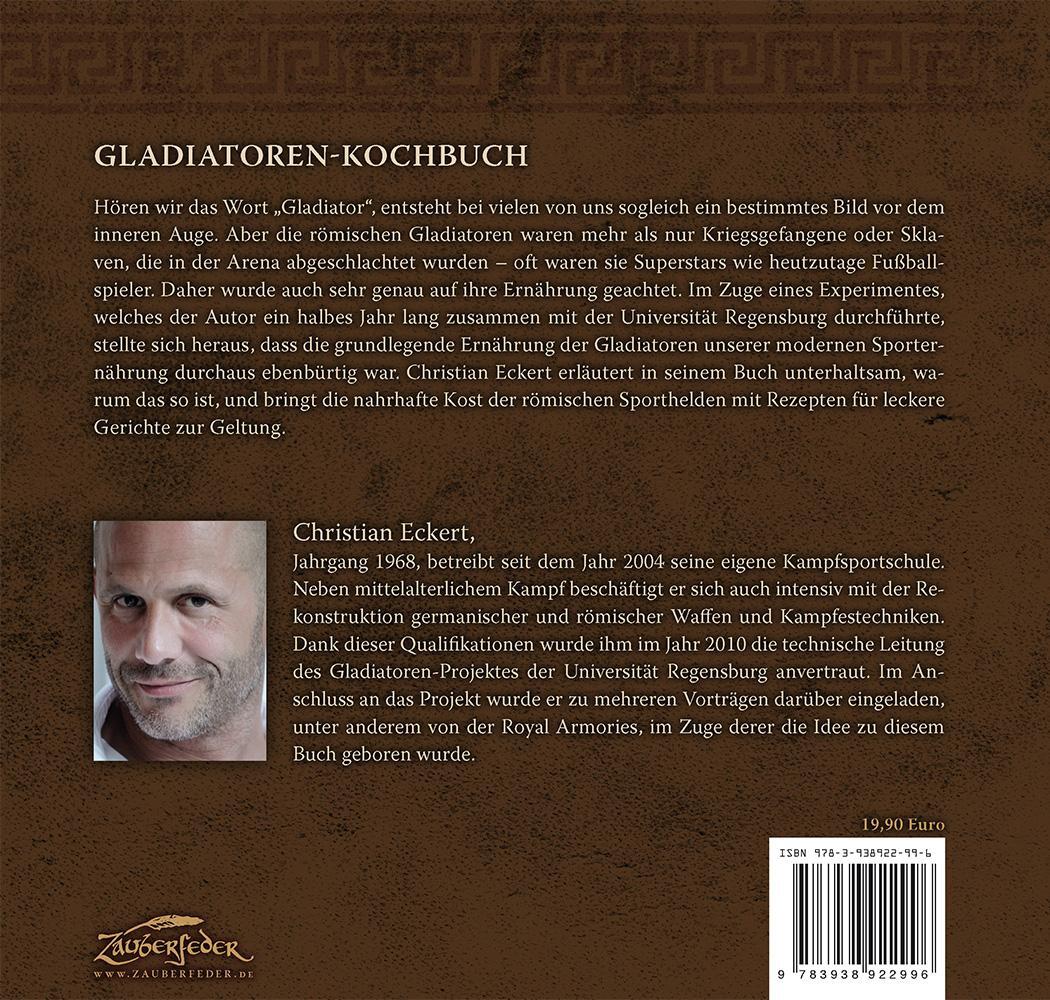 Rückseite: 9783938922996 | Gladiatoren Kochbuch | Christian Eckert | Buch | Deutsch | 2019