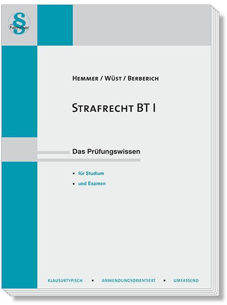 Cover: 9783968382067 | Strafrecht BT I | Das Prüfungswissen für Studium und Examen | Buch | V