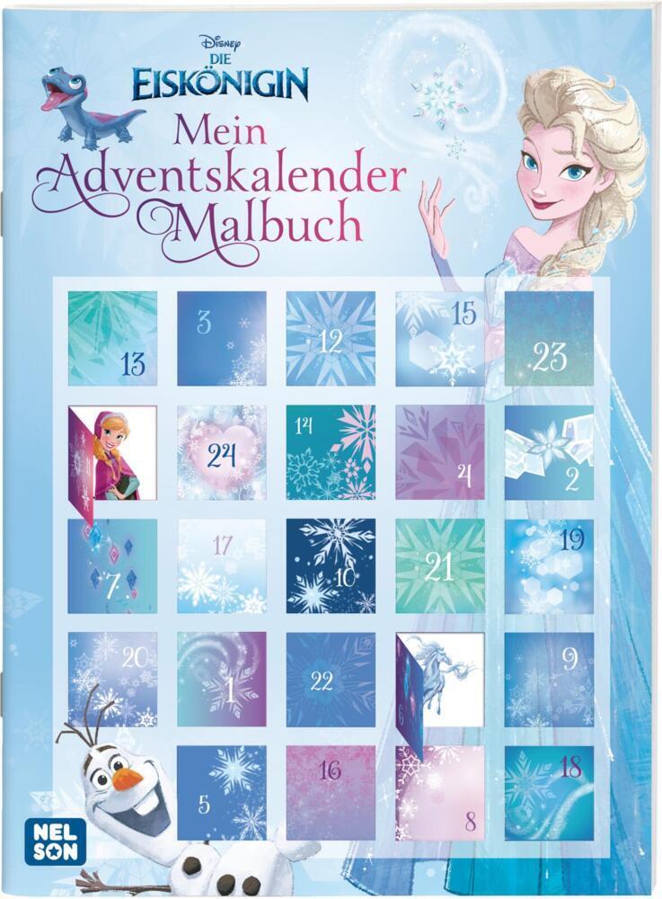Cover: 9783845121420 | Disney Die Eiskönigin: Mein Adventskalender-Malbuch | Taschenbuch