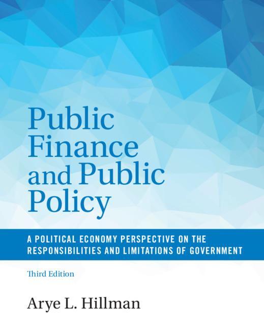 Cover: 9781316501801 | Public Finance and Public Policy | Arye L. Hillman | Taschenbuch